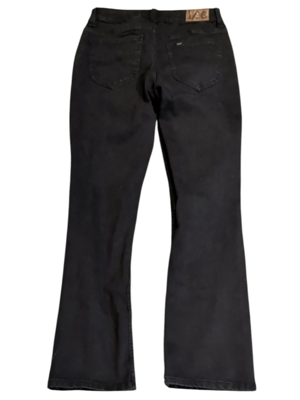 Lee Women's Dark Black Straight Leg Jeans